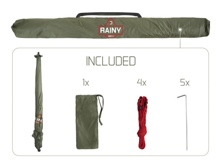 Parasol Delphin RAINY 8586018507929 101003320 Karpiowe Graty - Zdjęcie 1