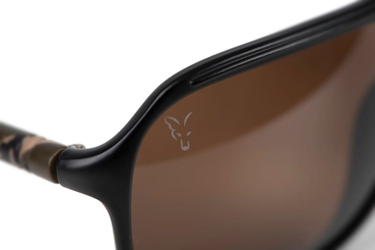 Fox FOX AV8 BLACK &amp; CAMO - BROWN LENSEFox Aviator Brown lense  CSN052 Karpiowe Graty - Zdjęcie 2