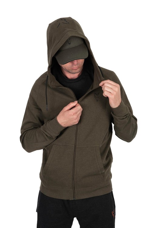 Fox FOX COLLECTION LW HOODY GREEN &amp; BLACKFox Collection LW Hoody - G/B - 2XL  CCL200 Karpiowe Graty - Zdjęcie 1