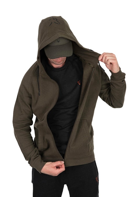 Fox FOX COLLECTION LW HOODY GREEN &amp; BLACKFox Collection LW Hoody - G/B - 2XL  CCL200 Karpiowe Graty - Zdjęcie 2