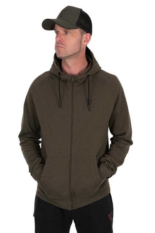 Fox FOX COLLECTION LW HOODY GREEN &amp; BLACKFox Collection LW Hoody - G/B - 2XL  CCL200 Karpiowe Graty - Zdjęcie 5
