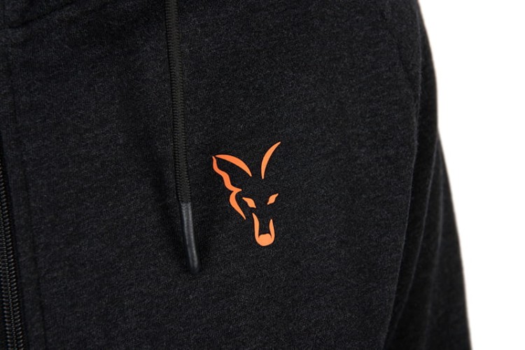 Fox FOX COLLECTION LW HOODY BLACK &amp; ORANGEFox Collection LW Hoody - B/O - 2XL  CCL194 Karpiowe Graty - Zdjęcie 6