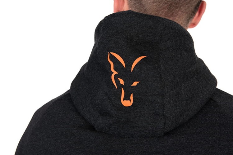 Fox FOX COLLECTION LW HOODY BLACK &amp; ORANGEFox Collection LW Hoody - B/O - XL  CCL193 Karpiowe Graty - Zdjęcie 10