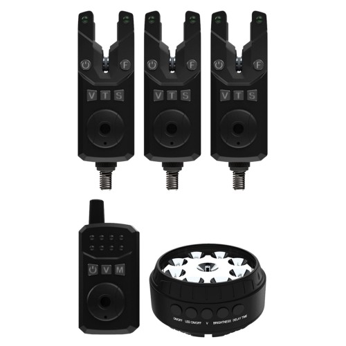 Sonik SKS2 ALARM SET 3+1 + BIVVY LAMP  HC0083 Karpiowe Graty - Zdjęcie 4