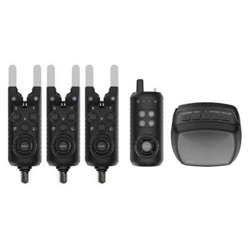 Sonik GIZMO2 ALARM SET 4+1 + BIVVY LAMP  HC0089 Karpiowe Graty - Zdjęcie 1