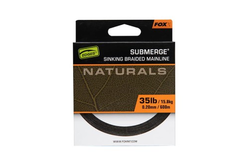 Fox FOX EDGES™ NATURALS SUBMERGE BRAIDSub Nat Braid x 600m 0.20mm 35lb/15.8kg  CBL025 Karpiowe Graty - Zdjęcie 8