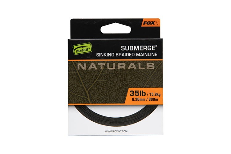 Fox FOX EDGES™ NATURALS SUBMERGE BRAIDSub Nat Braid x 300m 0.20mm 35lb/15.8kg  CBL024 Karpiowe Graty - Zdjęcie 9