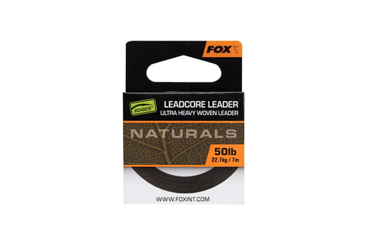 Fox FOX EDGES™ NATURALS LEADCORENaturals Leadcore 7m 50lb /22.7kg  CAC821 Karpiowe Graty - Zdjęcie 2
