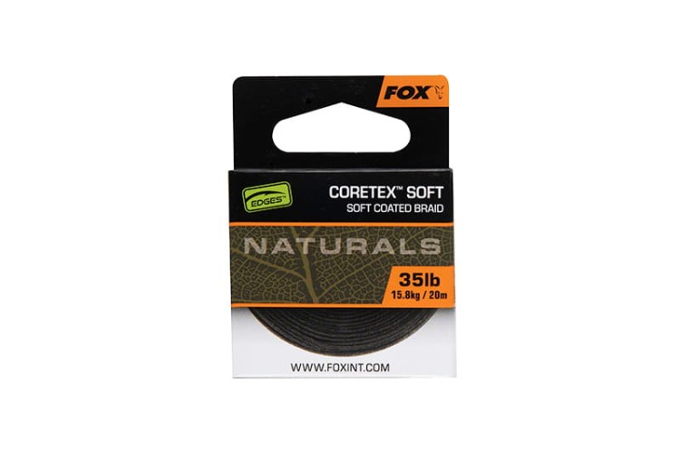 Fox FOX EDGES™ NATURALS CORETEX SOFTNaturals Coretex Soft x 20M 35lb/15.8KG  CAC814 Karpiowe Graty - Zdjęcie 7