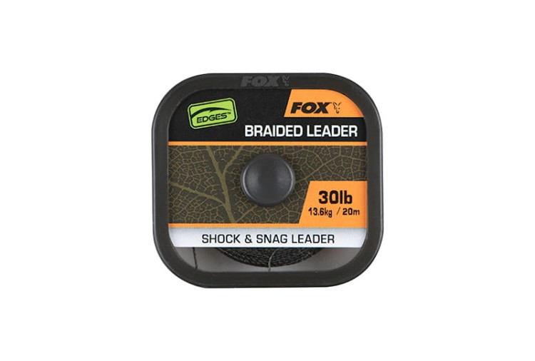 Fox FOX EDGES™ NATURALS BRAIDED LEADERNaturals Braided Leader x20M 30lb/13.6kg  CAC818 Karpiowe Graty - Zdjęcie 5