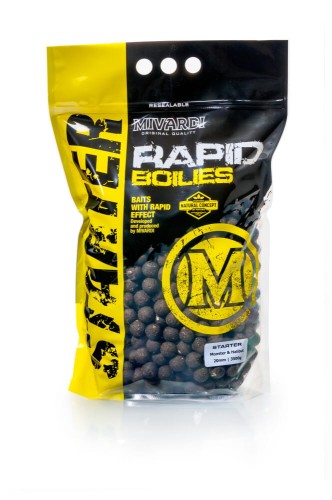 Mivardi Rapid Boilies Starter - Monster &amp; Halibut (3500g | 24mm) 8595712423695 M-RABOSTMOH3524 Karpiowe Graty - Zdjęcie 4