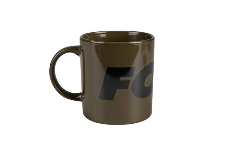 Fox FOX COLLECTION MUG GREEN/BLACKFox Green and Black Logo Ceramic Mug  CCW023 Karpiowe Graty - Zdjęcie 6