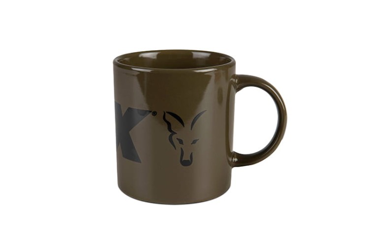 Fox FOX COLLECTION MUG GREEN/BLACKFox Green and Black Logo Ceramic Mug  CCW023 Karpiowe Graty - Zdjęcie 8