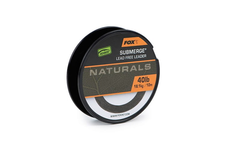 Fox FOX EDGES™ NATURALS SUBMERGE LEADERNaturals Submerge Leader x10m 40lb/18.1k  CAC824 Karpiowe Graty - Zdjęcie 3