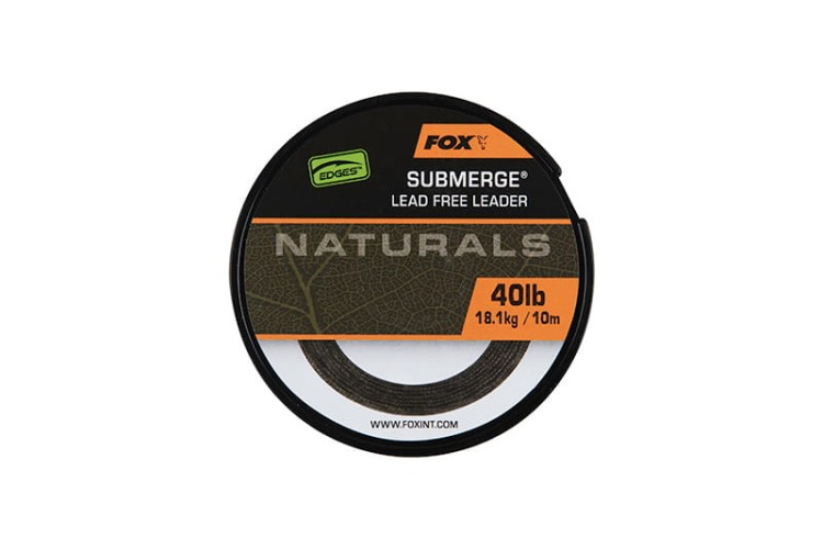 Fox FOX EDGES™ NATURALS SUBMERGE LEADERNaturals Submerge Leader x10m 40lb/18.1k  CAC824 Karpiowe Graty - Zdjęcie 4