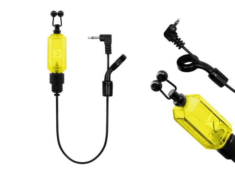 Wskaźnik brań Delphin CUBIX Light żółty 8586018503310 101003603 Karpiowe Graty - Zdjęcie 6