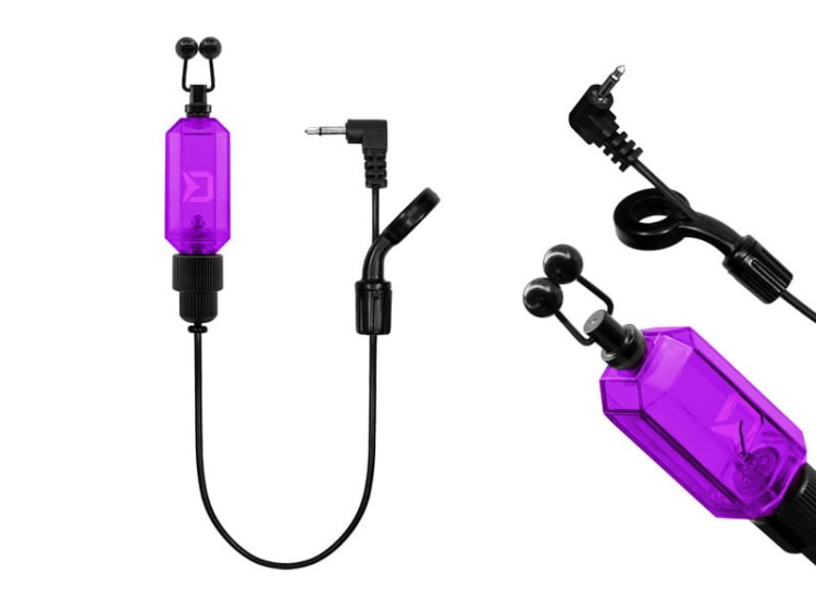 Wskaźnik brań Delphin CUBIX Light purpurowy 8586018503334 101003605 Karpiowe Graty - Zdjęcie 5