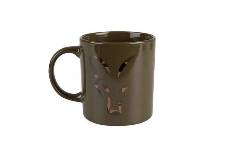 Fox FOX GREEN &amp; CAMO HEAD CERAMIC MUGFox Green and Camo Head Ceramic Mug  CCW025 Karpiowe Graty - Zdjęcie 3