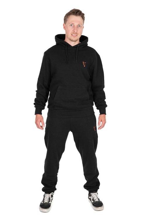 Fox FOX COLLECTION HOODY BLACK &amp; ORANGEFox Collection Hoody - B/O - 3XL  CCL231 Karpiowe Graty - Zdjęcie 14