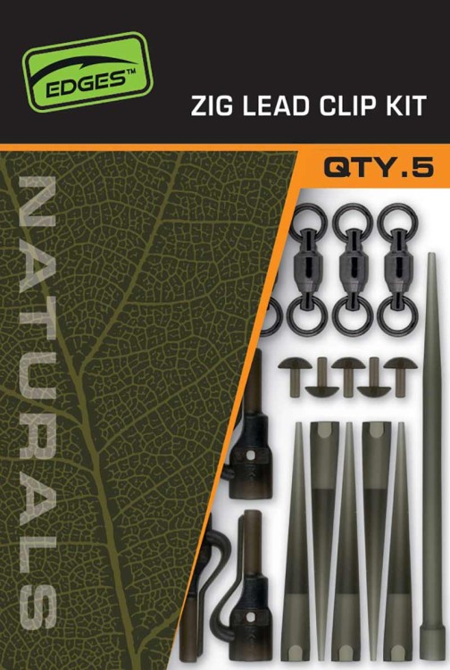 Fox FOX EDGES™ NATURALS ZIG LEAD CLIP KITNaturals Zig Lead Clip Kit  CAC845 Karpiowe Graty - Zdjęcie 4