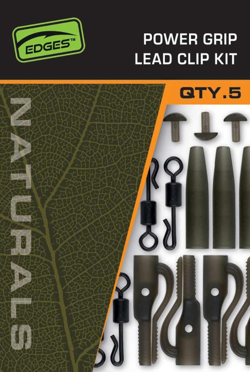 Fox FOX EDGES™ NATURALS POWER GRIP LEAD CLIP KITEdges Naturals Power Grip Lead clip kit x 5  CAC843 Karpiowe Graty - Zdjęcie 13