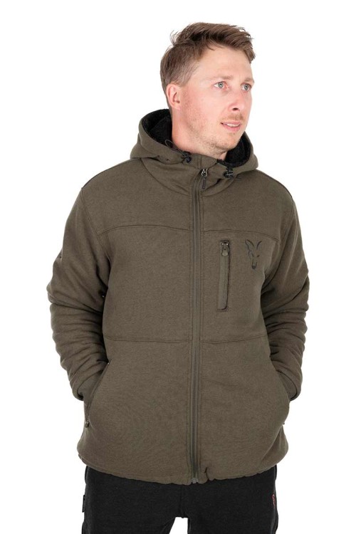 Fox FOX COLLECTION SHERPA JACKET GREEN &amp; BLACKFox Collection Sherpa Jkt G/B 3XL  CCL285 Karpiowe Graty - Zdjęcie 13