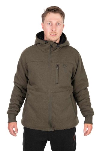 Fox FOX COLLECTION SHERPA JACKET GREEN &amp; BLACKFox Collection Sherpa Jkt G/B MED  CCL281 Karpiowe Graty - Zdjęcie 8