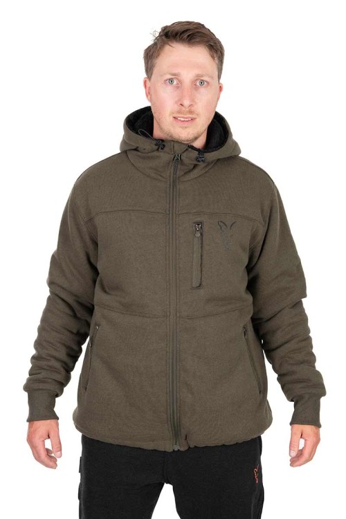 Fox FOX COLLECTION SHERPA JACKET GREEN &amp; BLACKFox Collection Sherpa Jkt G/B XL  CCL283 Karpiowe Graty - Zdjęcie 8
