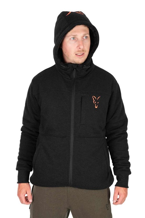 Fox FOX COLLECTION SHERPA JACKET BLACK &amp; ORANGEFox Collection Sherpa Jkt B/O XL  CCL277 Karpiowe Graty - Zdjęcie 11