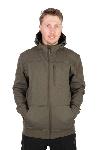Fox FOX COLLECTION SOFT SHELL JACKET GREEN &amp; BLACKFox Collection Soft Shell Jkt G/B S  CCL268 Karpiowe Graty - Zdjęcie 4