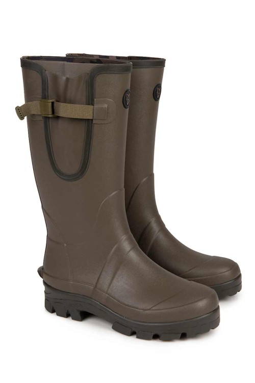 Fox FOX NEOPRENE LINED CAMO/KHAKI WELLIESNeoprene lined Camo/Khaki Rubber Boot (Size 10)  CFW165 Karpiowe Graty - Zdjęcie 7