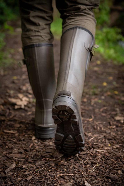 Fox FOX NEOPRENE LINED CAMO/KHAKI WELLIESNeoprene lined Camo/Khaki Rubber Boot (Size 10)  CFW165 Karpiowe Graty - Zdjęcie 8