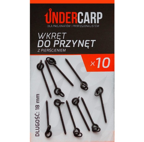 Undercarp Wkręt do Przynęt z Pierścieniem 18 mm  Karpiowe Graty - Zdjęcie 3
