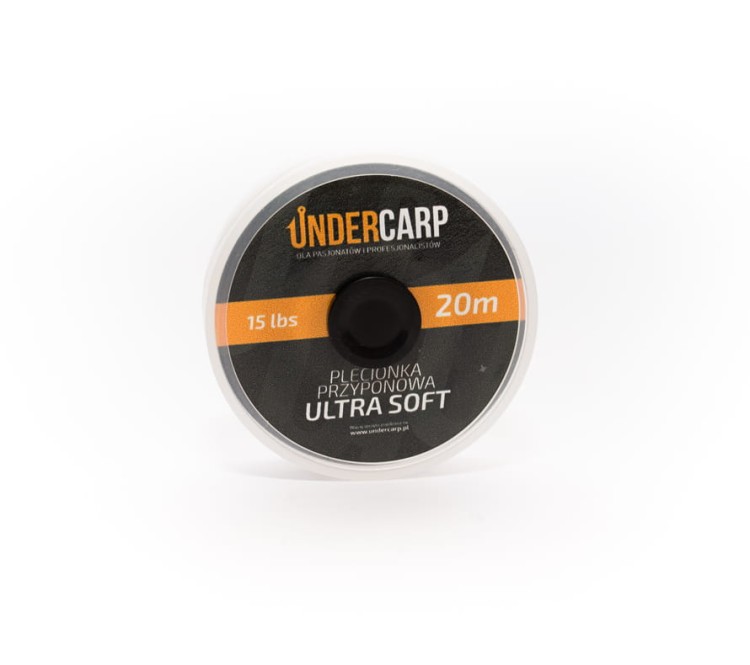Undercarp Plecionka Przyponowa 15 lb / 20 m Ultra Soft (brązowa)  Karpiowe Graty - Zdjęcie 3