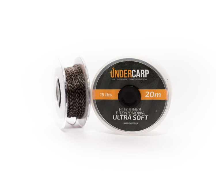 Undercarp Plecionka Przyponowa 15 lb / 20 m Ultra Soft (brązowa)  Karpiowe Graty - Zdjęcie 4