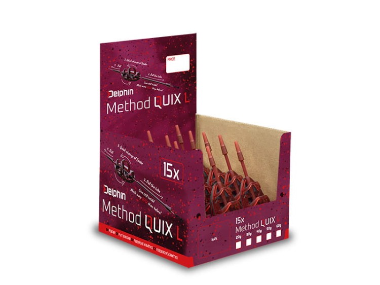 Koszyczek Delphin Method QUIX L / 80g 8586018512978 101004310 Karpiowe Graty - Zdjęcie 1
