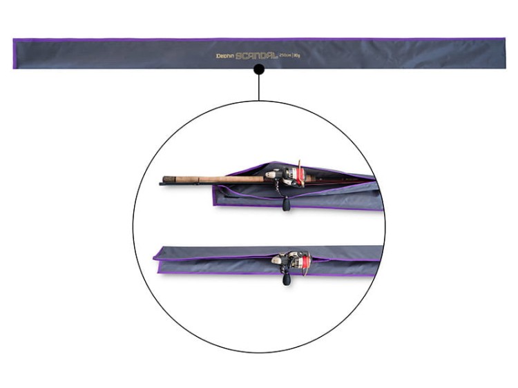 Delphin SCANDAL SPIN 250cm/30g/2składy 8586018514521 101004436 Karpiowe Graty - Zdjęcie 2