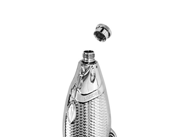 Nierdzewna piersiówka Delphin BOOST 140ml 8586018513920 101004382 Karpiowe Graty - Zdjęcie 2