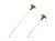Zestaw szpilek namiotowych Delphin FIXT C2G / 10 szt. 20cm 8586018519564 101004764 Karpiowe Graty - Zdjęcie 1
