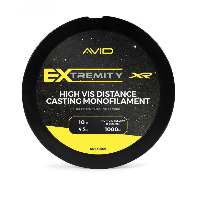 Avid Carp Extremity Hi-Vis XR Mono 0.26mm 10lbs 4.5kg 1000m Extremity Hi-Vis Mono 0.26 10lbs 4.5kgs 5056317744644 A0630021 Karpiowe Graty - Zdjęcie 9
