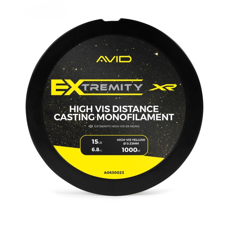 Avid Carp Extremity Hi-Vis XR Mono 0.33mm 15lbs 6.8kg 1000m Extremity Hi-Vis Mono 0.33 15lbs 6.8kgs 5056317744682 A0630023 Karpiowe Graty - Zdjęcie 11