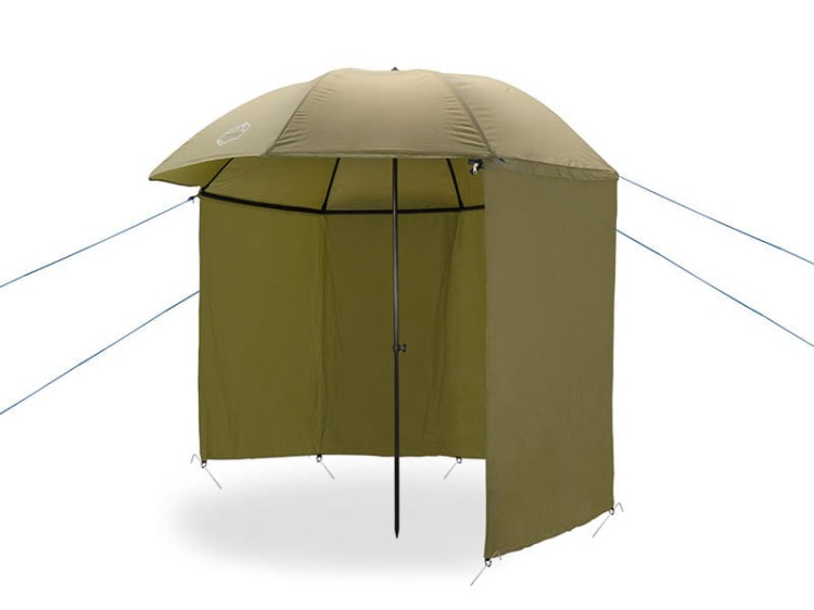 Parasol wędkarski z bokami Delphin MONZUN Master 250cm 3/4 8586018011891 101002703 Karpiowe Graty - Zdjęcie 7