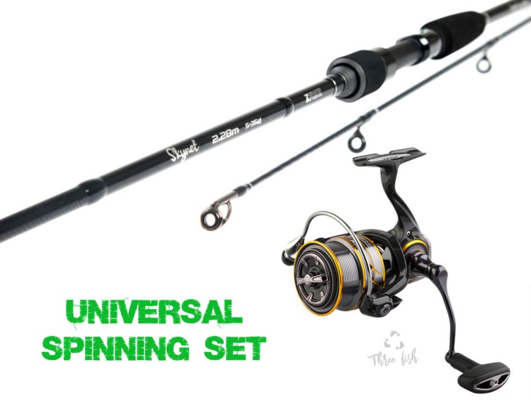 Zfish ZFISH Wędka Combo Skynet 2,28 m/5-35g + Kołowrotek Striker ST 3000 8590615622602 ZF-2602 Karpiowe Graty - Zdjęcie 1