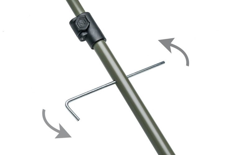 Mivardi Session Umbrella XL - Hardcore Stabilization Kit 8595712428041 M-AUSEUXLHSK Karpiowe Graty - Zdjęcie 4