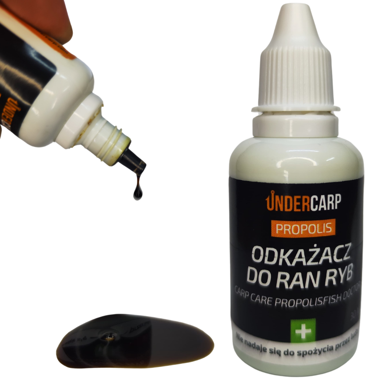 Undercarp Propolis Odkażacz Do Ran Ryb 30 ml  5902721608594 UC742 Karpiowe Graty - Zdjęcie 1