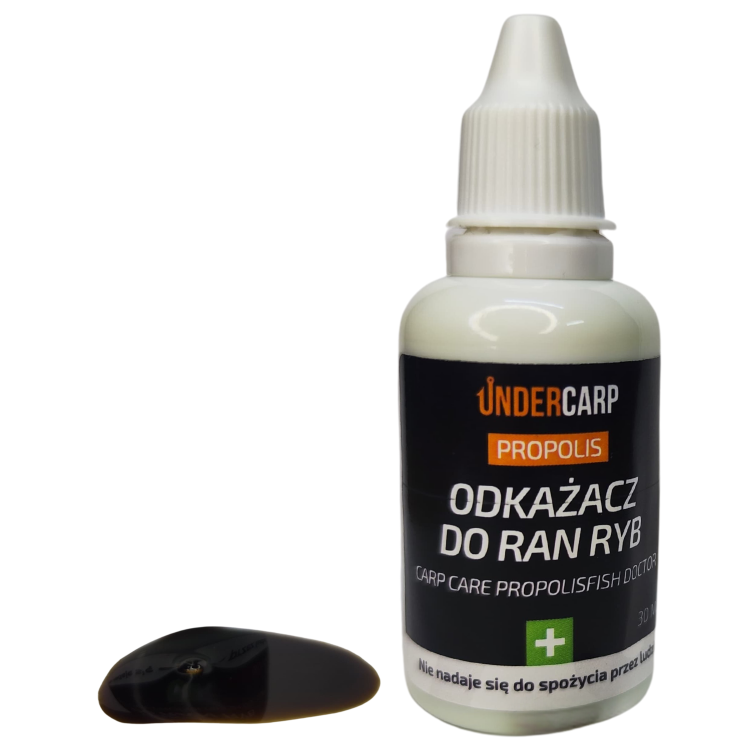 Undercarp Propolis Odkażacz Do Ran Ryb 30 ml  5902721608594 UC742 Karpiowe Graty - Zdjęcie 4