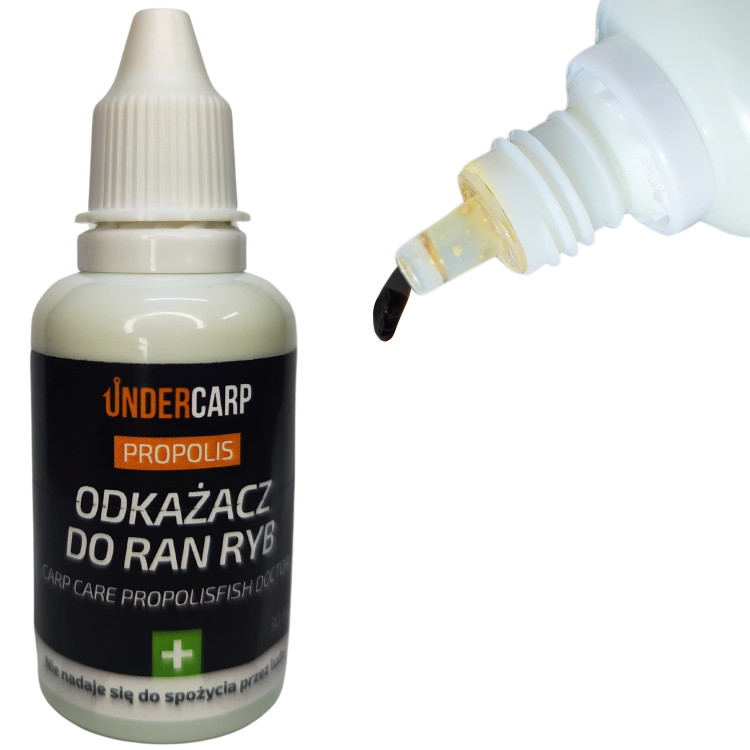 Undercarp Propolis Odkażacz Do Ran Ryb 30 ml  5902721608594 UC742 Karpiowe Graty - Zdjęcie 8