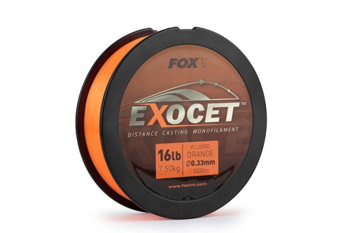 Fox Exocet Fluoro Orange Mono 0,35 mm 18 lb / 8,0 kg 1000 m - żyłka karpiowa 5056212148912 Karpiowe Graty - Zdjęcie 1