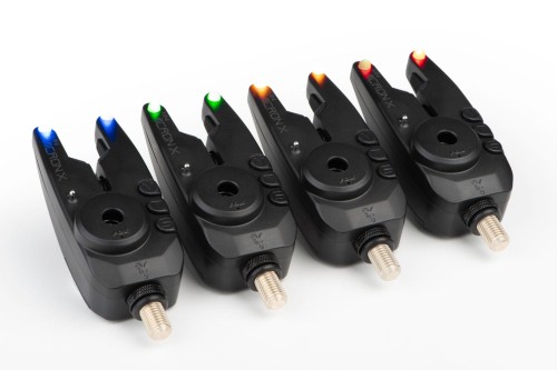 Fox Mini Micron X 4 Rod Set - zestaw 4 sygnalizatorów brań z centralką  Karpiowe Graty - Zdjęcie 3