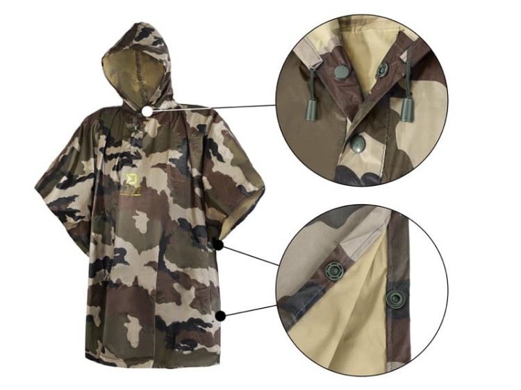 Wodoodporna peleryna Delphin PROOF Poncho L-XXL 8586018525374 101005315 Karpiowe Graty - Zdjęcie 5